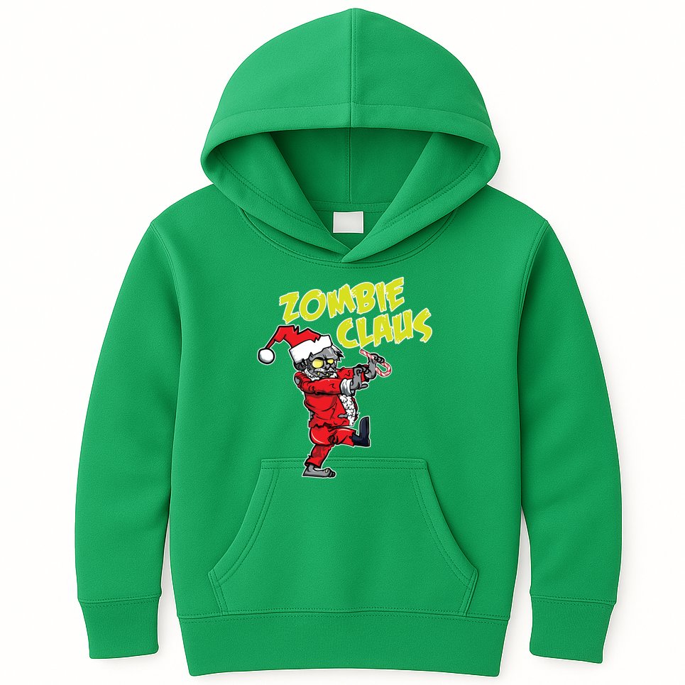 Zombie Claus Kids Hoodie