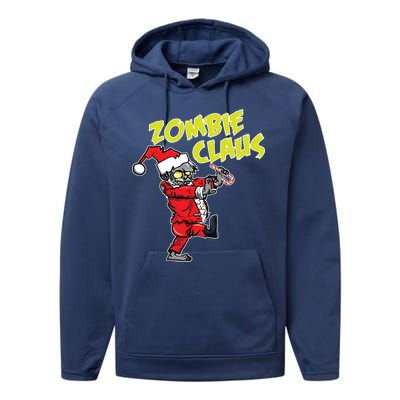 Zombie Claus Performance Fleece Hoodie