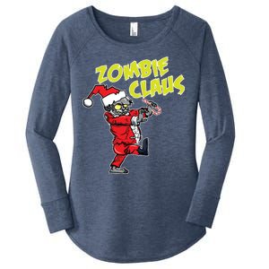 Zombie Claus Women's Perfect Tri Tunic Long Sleeve Shirt