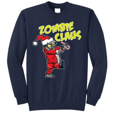 Zombie Claus Tall Sweatshirt