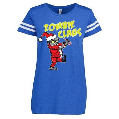 Zombie Claus Enza Ladies Jersey Football T-Shirt