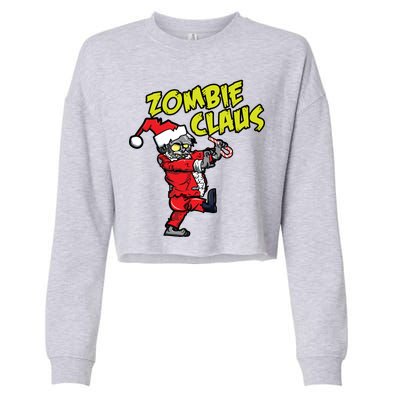 Zombie Claus Cropped Pullover Crew