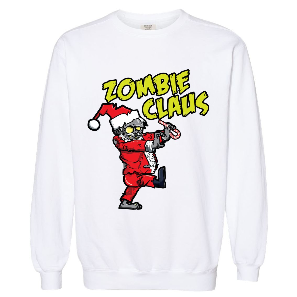 Zombie Claus Garment-Dyed Sweatshirt
