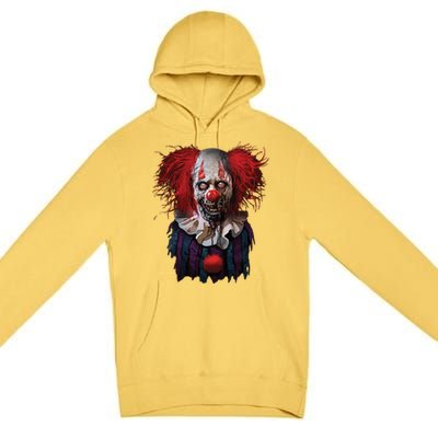 Zombie Clown Premium Pullover Hoodie