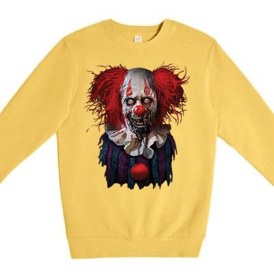 Zombie Clown Premium Crewneck Sweatshirt