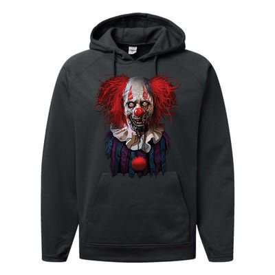 Zombie Clown Performance Fleece Hoodie