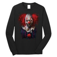 Zombie Clown Long Sleeve Shirt