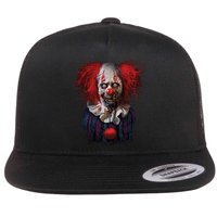 Zombie Clown Flat Bill Trucker Hat