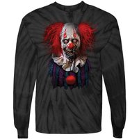 Zombie Clown Tie-Dye Long Sleeve Shirt