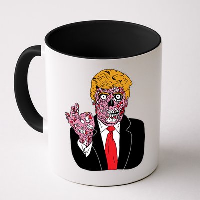 Zombie Donald Trump Funny Halloween Mug