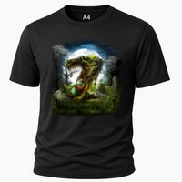Zombie Grave Halloween Cooling Performance Crew T-Shirt