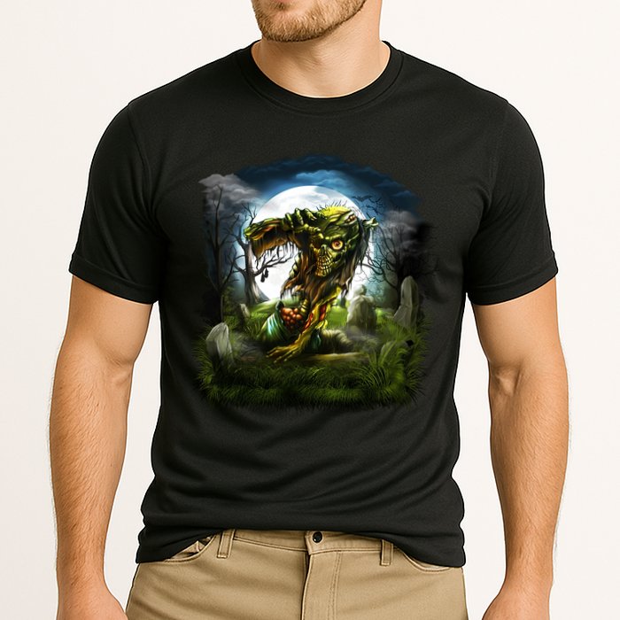 Zombie Grave Halloween Cooling Performance Crew T-Shirt