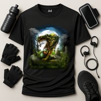 Zombie Grave Halloween Cooling Performance Crew T-Shirt