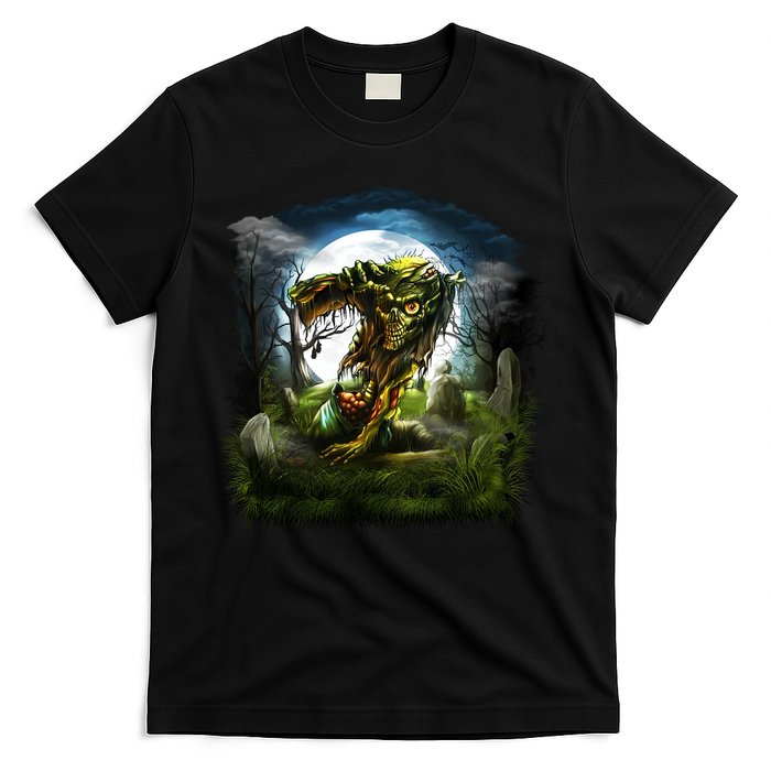 Zombie Grave Halloween T-Shirt