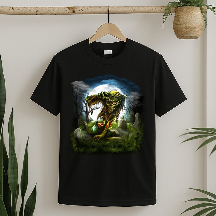 Zombie Grave Halloween T-Shirt