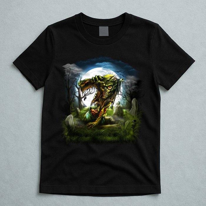 Zombie Grave Halloween T-Shirt