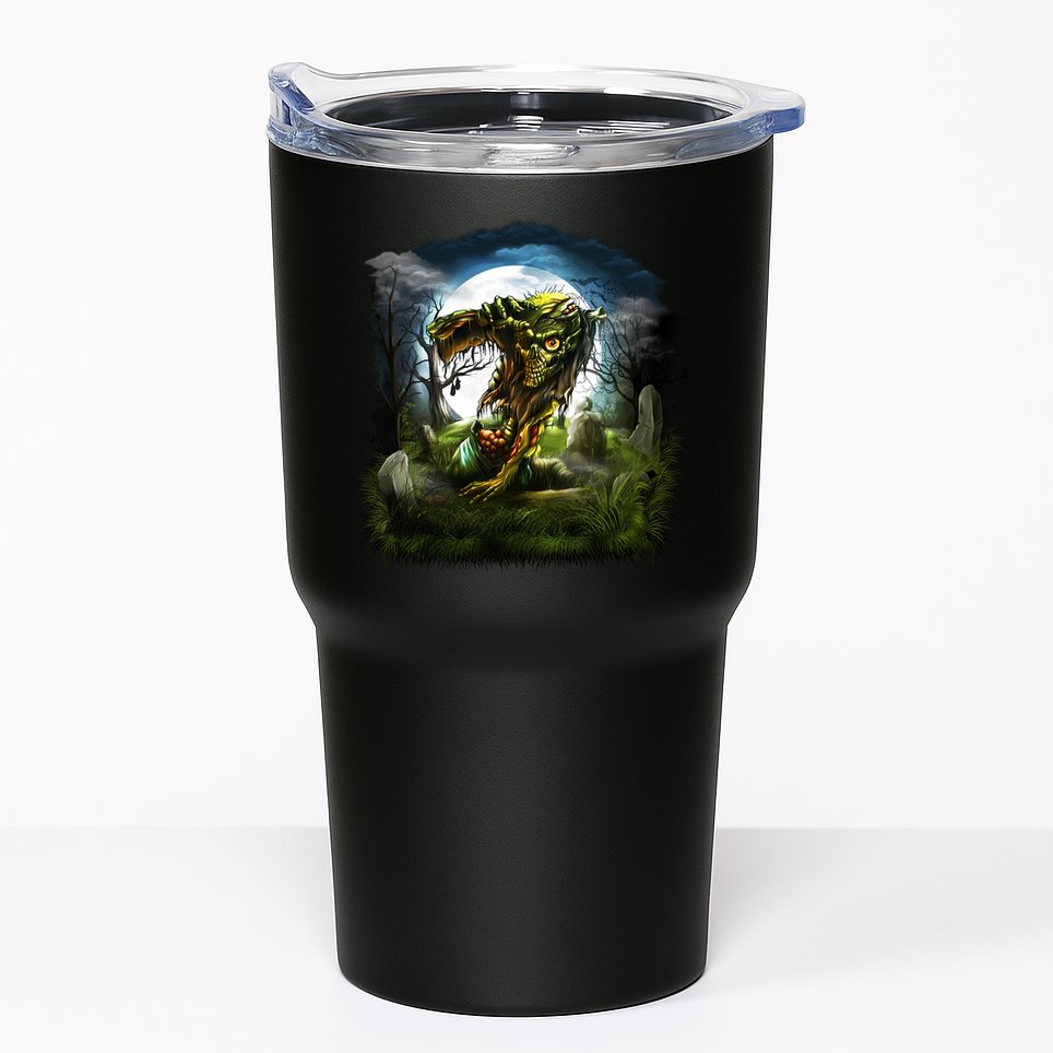 Zombie Grave Halloween Tumbler