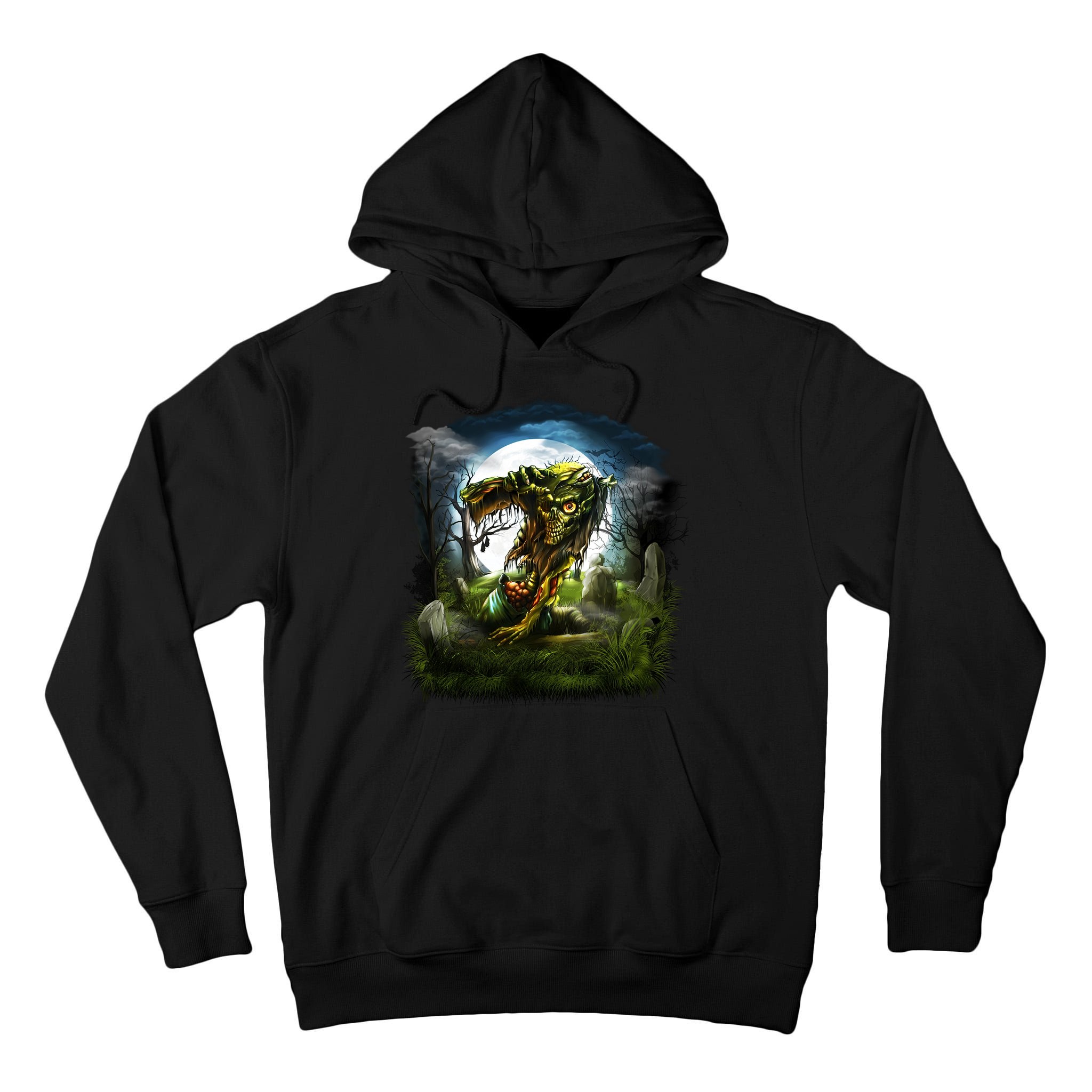 Zombie Grave Halloween Tall Hoodie