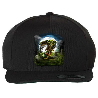 Zombie Grave Halloween Wool Snapback Cap
