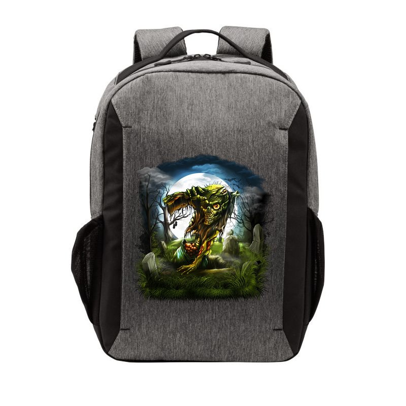 Zombie Grave Halloween Vector Backpack