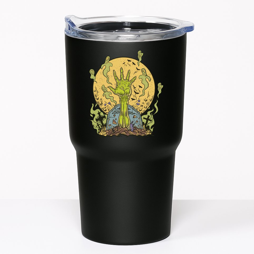 Zombie Hand Ghost Graveyard Tumbler