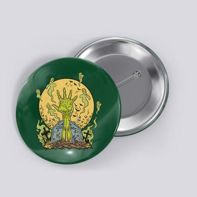 Zombie Hand Ghost Graveyard Button