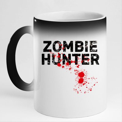 Zombie Hunter 11oz Black Color Changing Mug