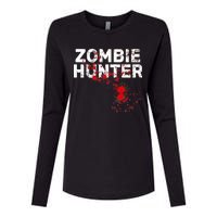 Zombie Hunter Womens Cotton Relaxed Long Sleeve T-Shirt