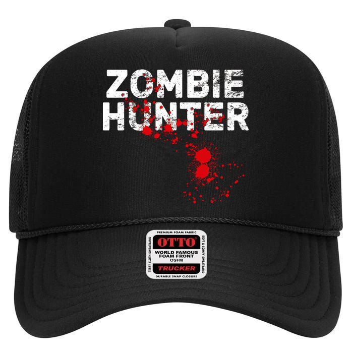 Zombie Hunter High Crown Mesh Back Trucker Hat