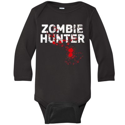 Zombie Hunter Baby Long Sleeve Bodysuit