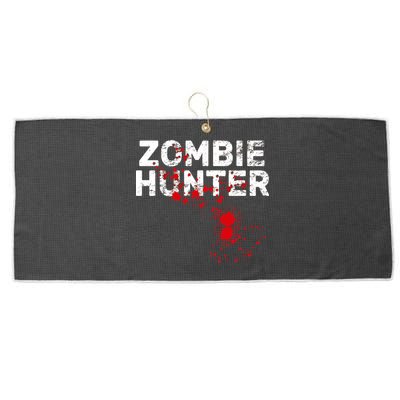 Zombie Hunter Large Microfiber Waffle Golf Towel