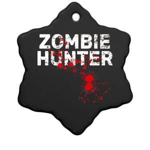 Zombie Hunter Ceramic Star Ornament