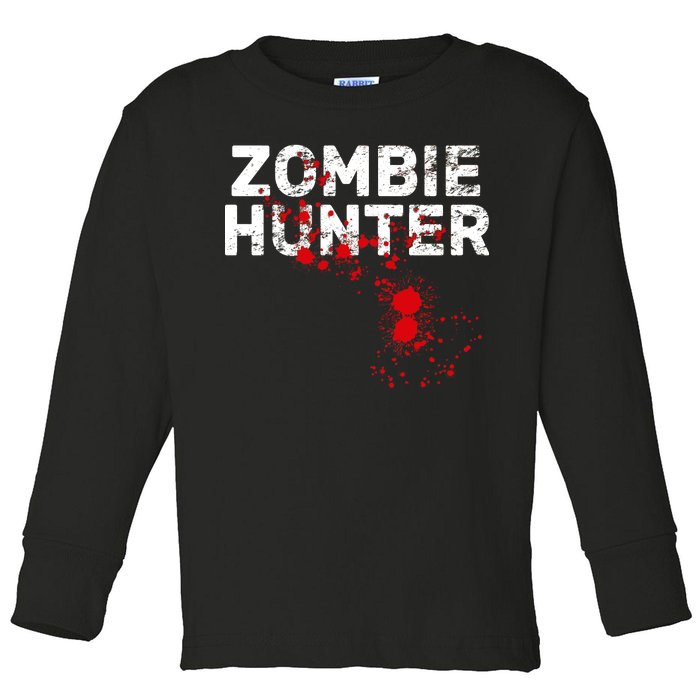 Zombie Hunter Toddler Long Sleeve Shirt