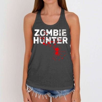 Zombie Hunter Women's Knotted Racerback Tank