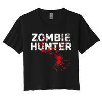 Zombie Hunter Women's Crop Top Tee