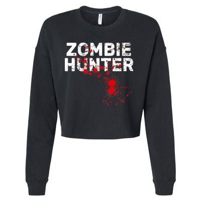 Zombie Hunter Cropped Pullover Crew