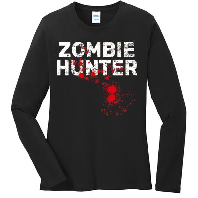 Zombie Hunter Ladies Long Sleeve Shirt