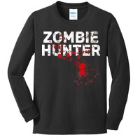 Zombie Hunter Kids Long Sleeve Shirt