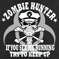 Zombie Hunter See Me Running Keep Up Cool Comfort Performance Bucket Hat