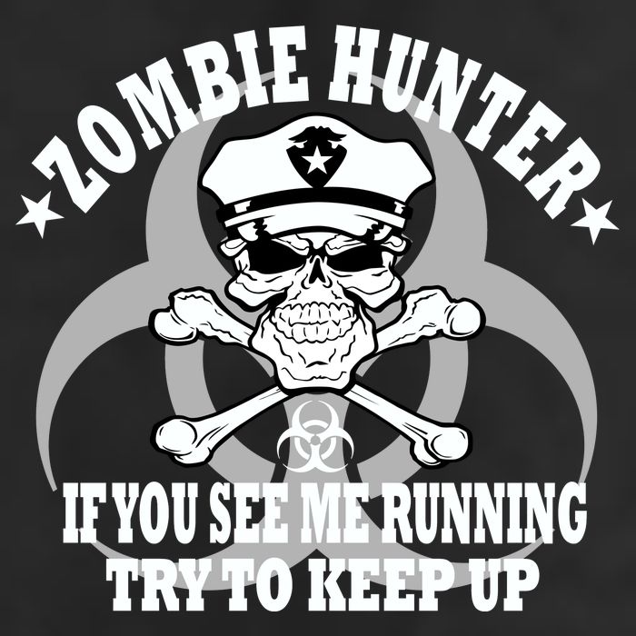 Zombie Hunter See Me Running Keep Up Cool Comfort Performance Bucket Hat