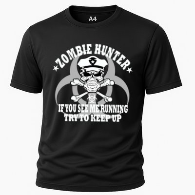 Zombie Hunter See Me Running Keep Up Performance Shirt