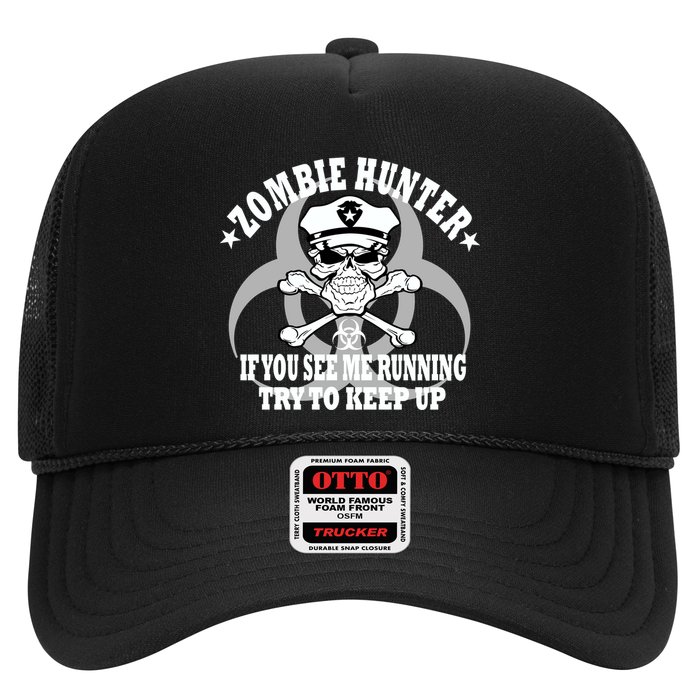 Zombie Hunter See Me Running Keep Up Hat