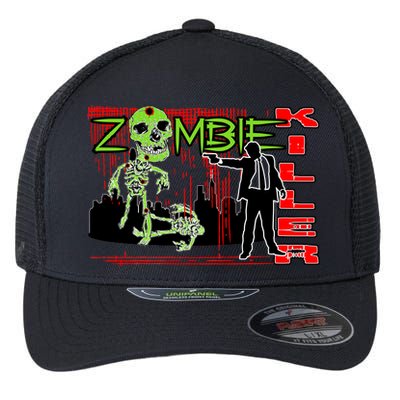 Zombie Killer Flexfit Unipanel Trucker Cap