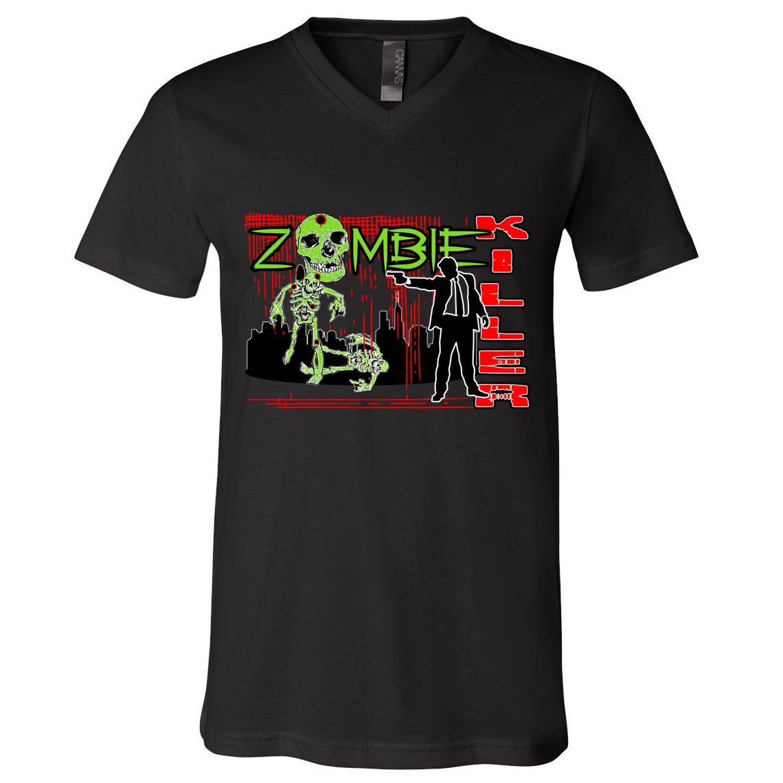 Zombie Killer V-Neck T-Shirt