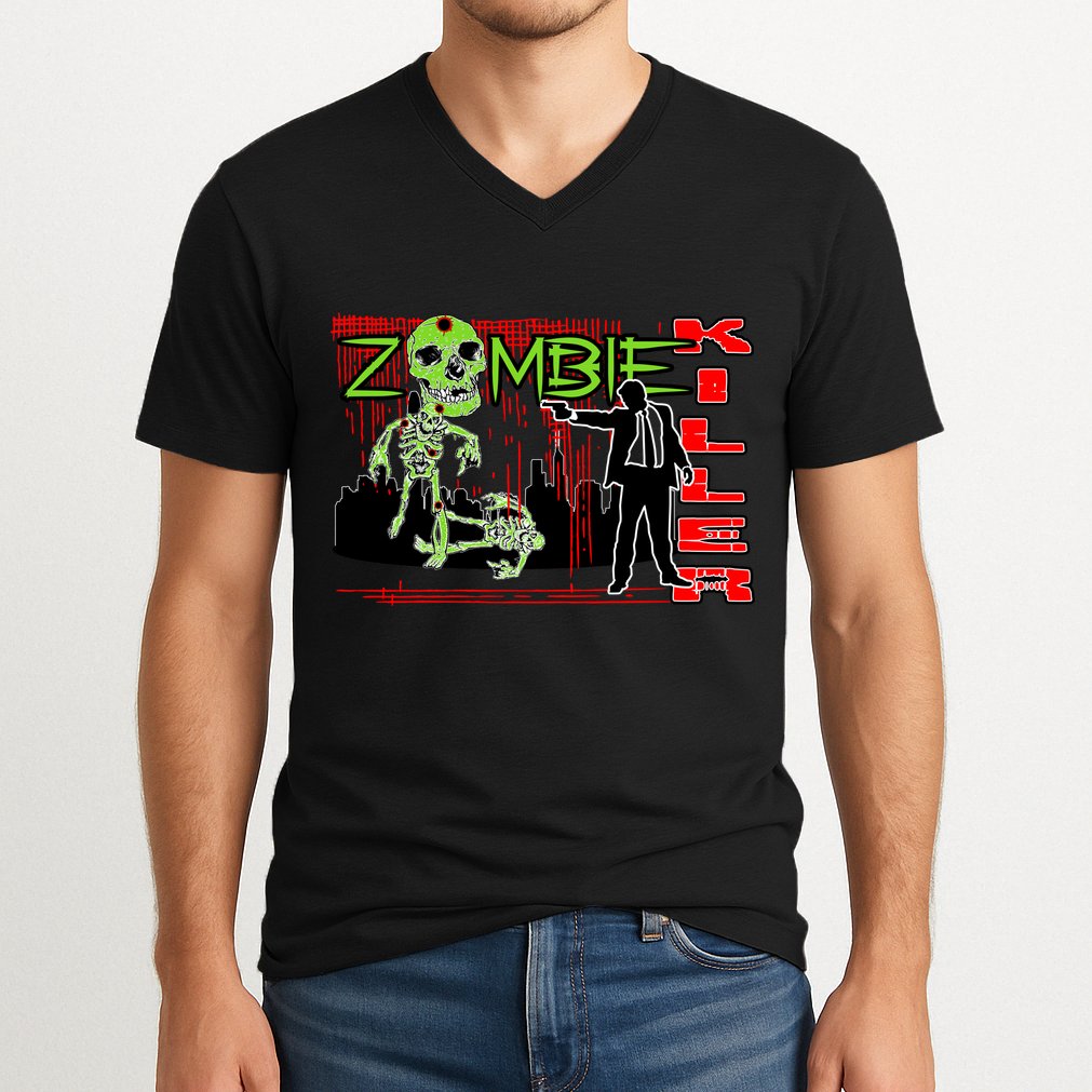 Zombie Killer V-Neck T-Shirt