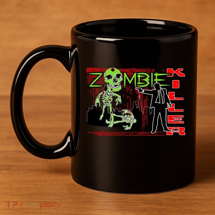 Zombie Killer 11oz C Handle Ceramic Mug
