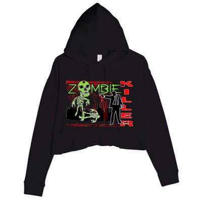 Zombie Killer Crop Fleece Hoodie