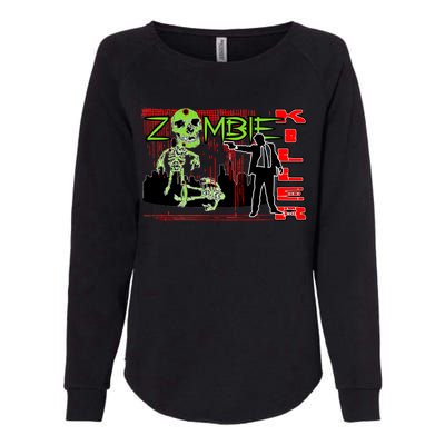 Zombie Killer Womens California Wash Sweatshirt