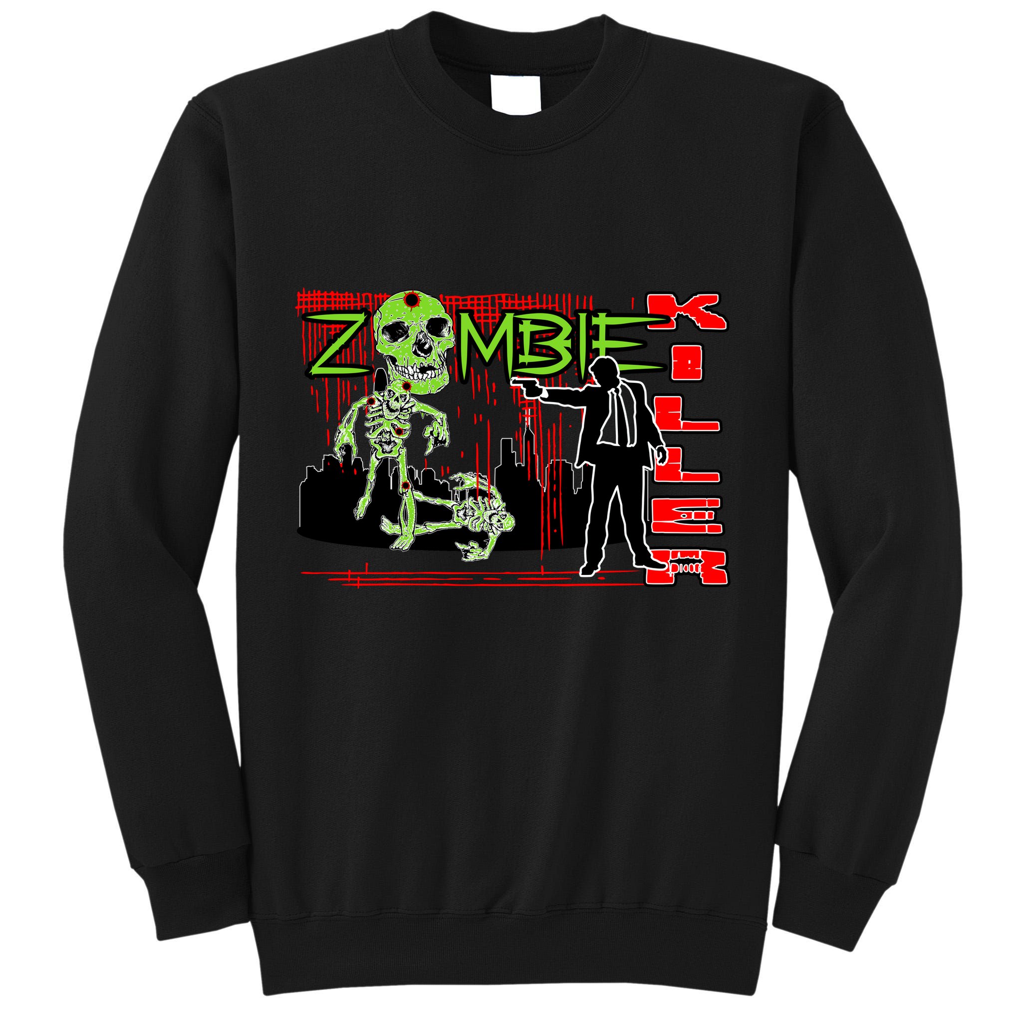 Zombie Killer Tall Sweatshirt
