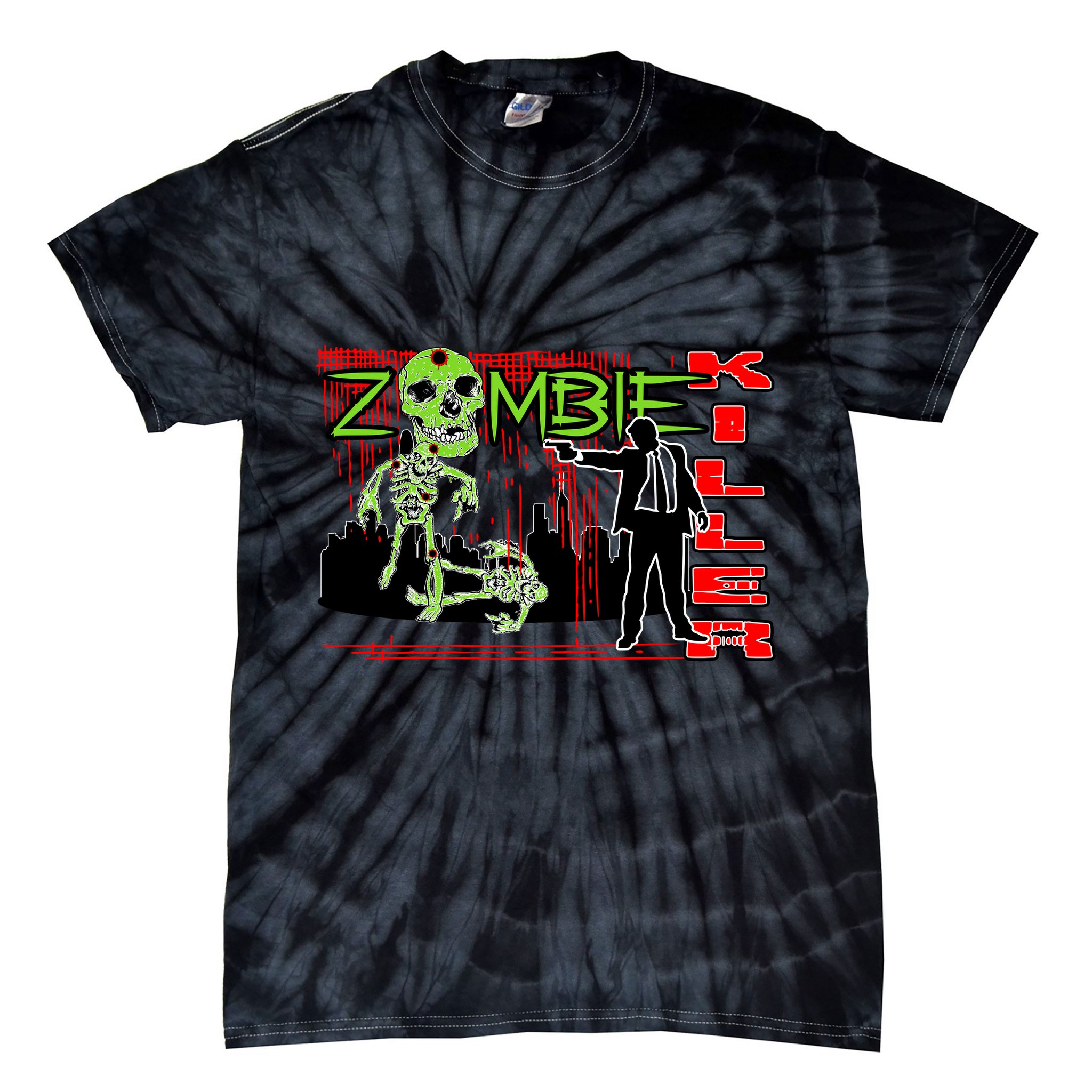 Zombie Killer Tie-Dye T-Shirt